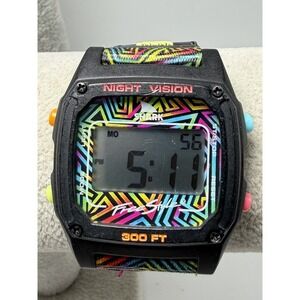 Freestyle Shark FS101164 New Battery Digital 37MM 8" Nylon Band Night Vision